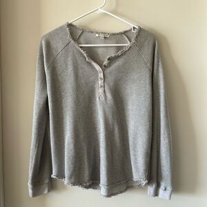 EUC Rag Poet Snap Front Waffle Tee